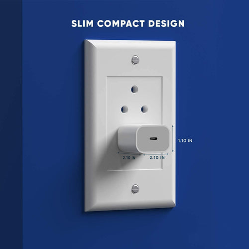 20W SuperFast Adapter Charger & Cable (Apple-MFi Certified) Compatible with iPhone 14/14Plus/14Pro/14Promax 13/13Pro/13Promax 12/12Pro/12/11/X/Xr Series (White)