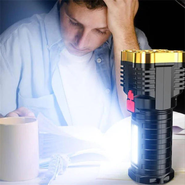 Portable LED Torch with Power Bank