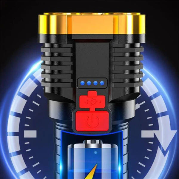 Portable LED Torch with Power Bank