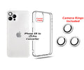iPhone XR to 15 Pro Converter, Cover, Camera Rings Full Kit