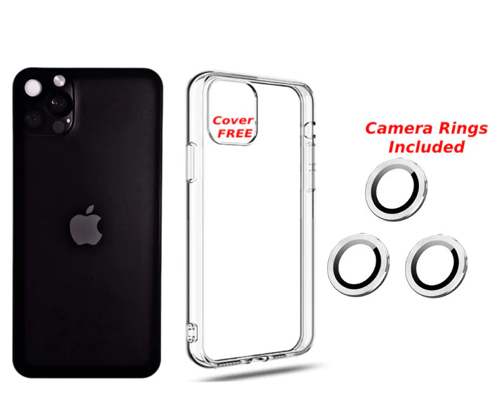 iPhone XR to 15 Pro Converter, Cover, Camera Rings Full Kit