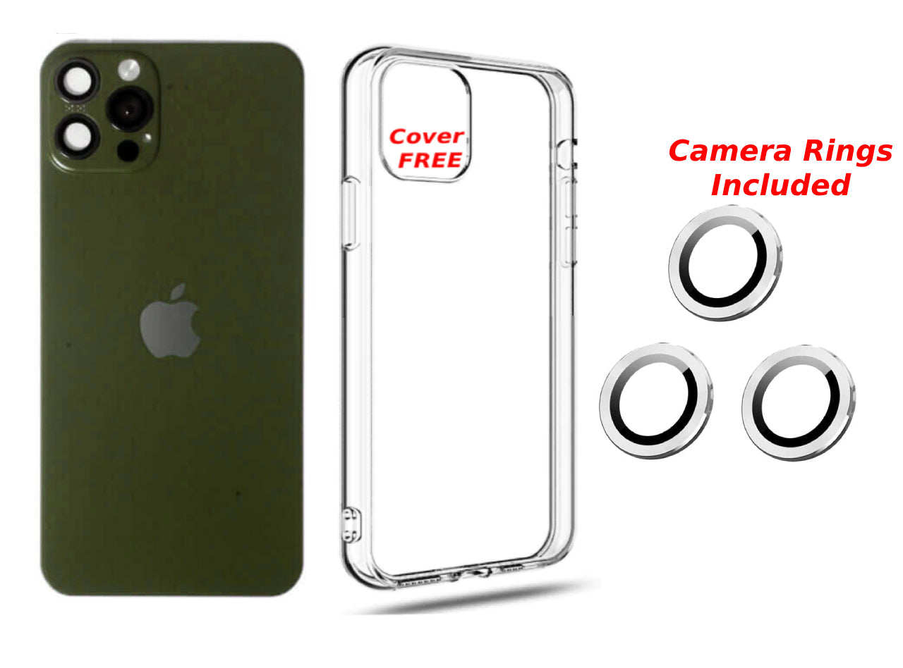 iPhone X/XS to 15 Pro Converter, Cover, Camera Rings Included