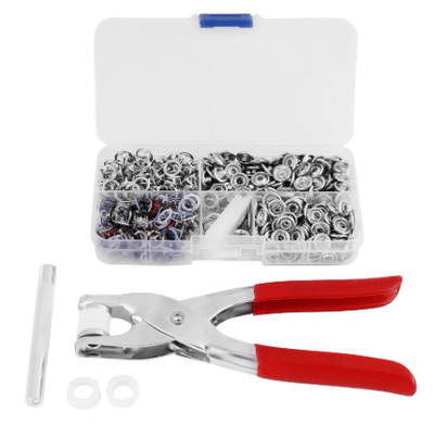 PRESS STUD KIT with 100 Buttons