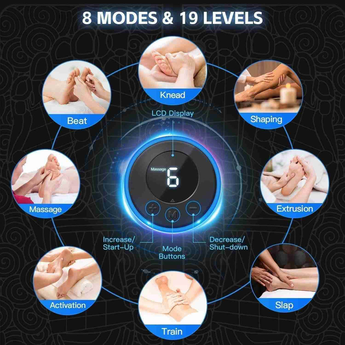 Portable Acupressure EMS Foot Massager