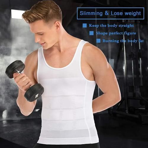 Tummy Tucker Slim N Lift Shaper Belly Buster Underwear Vest Compression for Men