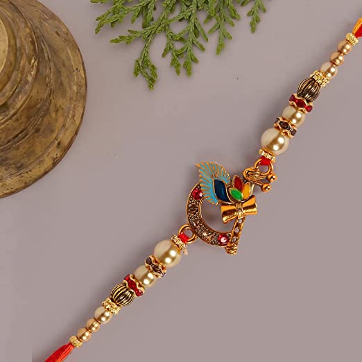 RAKHI BUMPER GIFT OFFER-Elegant Design Rakhi and a Smartwatch with 1 Extra Strap