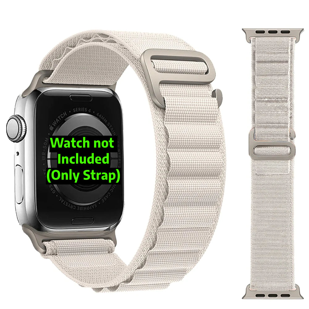 Premium OG High quality Alpine Loop Strap By Compatible For Smart-Watch Ultra and Seriess 7/6/5/4/4/2/1