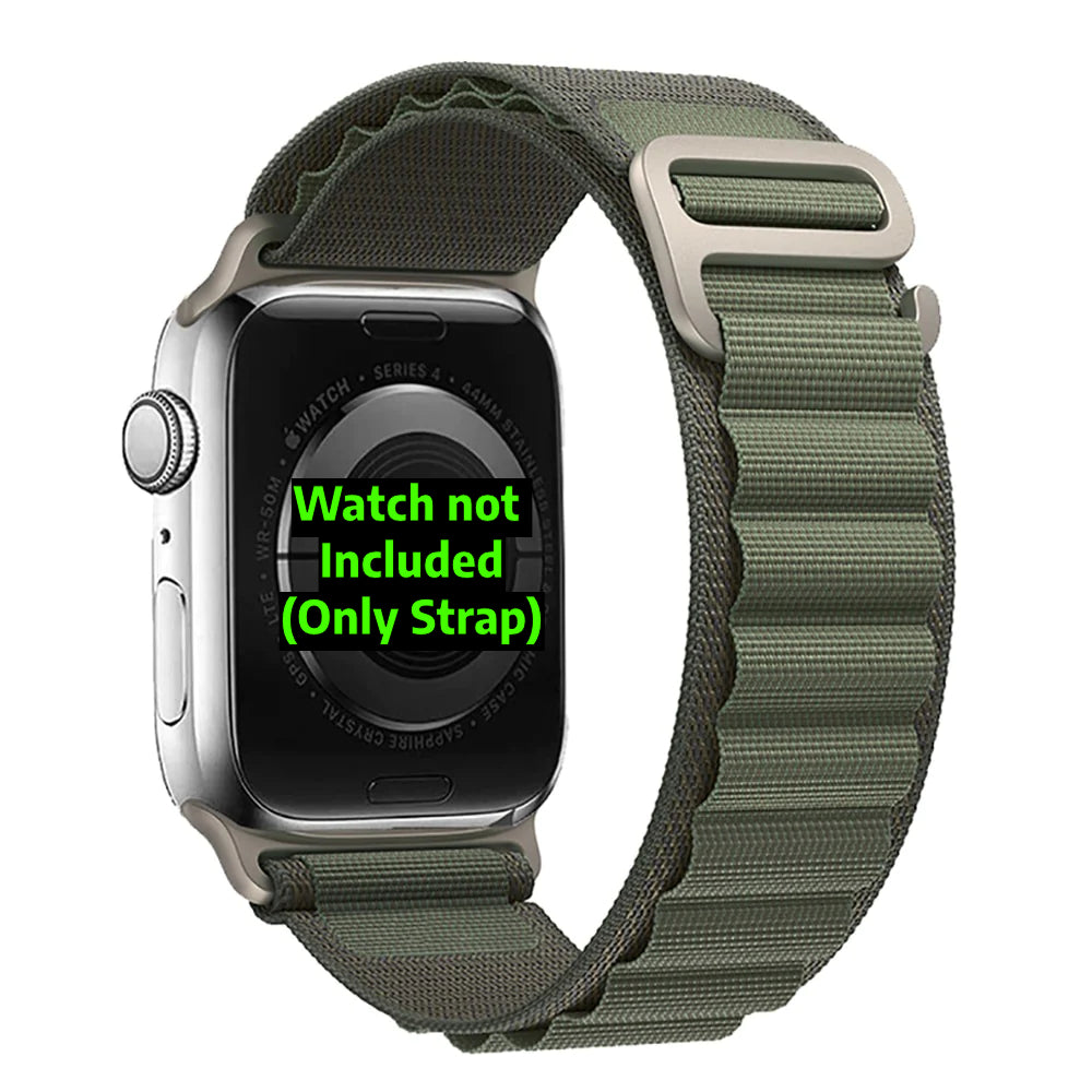 Premium OG High quality Alpine Loop Strap By Compatible For Smart-Watch Ultra and Seriess 7/6/5/4/4/2/1